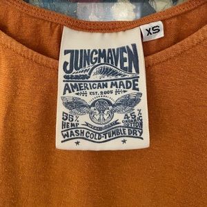 Jungmaven Cropped Hemp Tank Top